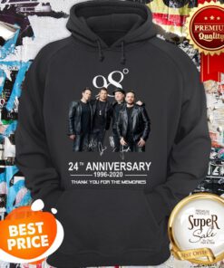 98 Degrees 24th Anniversary 1996-2020 Signatures Thank You For The Memories Hoodie