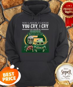 Baby Yoda Jeff Dunham You Laugh I Laugh You Cry Edmonton Eskimos Hoodie