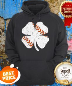Baseball St Patricks Day Clover Men Catcher Pitcher Shamrock Hoodie