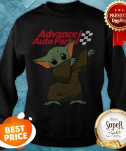 Dabbing Baby Yoda Mashup Advance Auto Parts Star Wars Sweatshirt