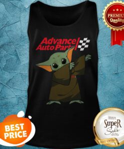 Dabbing Baby Yoda Mashup Advance Auto Parts Star Wars Tank Top