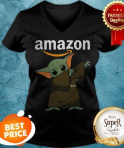 Dabbing Baby Yoda Mashup Amazon Star Wars V-neck