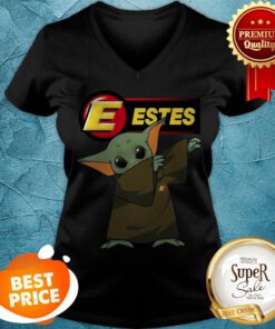 Dabbing Baby Yoda Mashup Estes Express Lines Star Wars V-neck