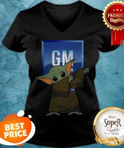 Dabbing Baby Yoda Mashup General Motors Star Wars V-neck