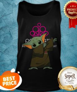 Dabbing Baby Yoda Mashup Paparazzi Logo Star Wars Tank Top