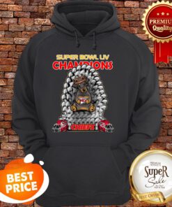 Daschund Super Bowl LIV Throne Kansas City Chiefs Champions Hoodie