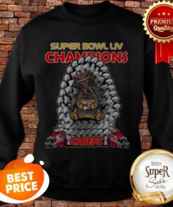 Daschund Super Bowl LIV Throne Kansas City Chiefs Champions Sweatshirt