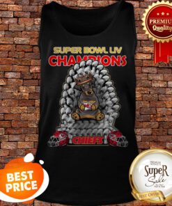 Daschund Super Bowl LIV Throne Kansas City Chiefs Champions Tank Top