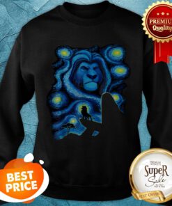 Disney Lion King Mufasa Starry Night Pride Rock Sweatshirt