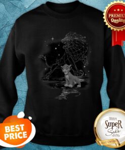 Disney Lion King Young Simba Star Gazing Graphic Sweatshirt
