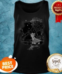 Disney Lion King Young Simba Star Gazing Graphic Tank Top