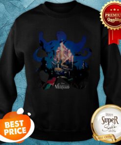 Disney Little Mermaid Ursula Silhouette Graphic Sweatshirt