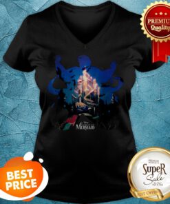 Disney Little Mermaid Ursula Silhouette Graphic V-neck
