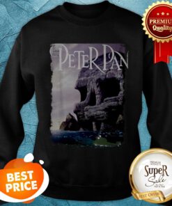 Disney Peter Pan Tick Tock Croc Skull Rock Shoreline Sweatshirt