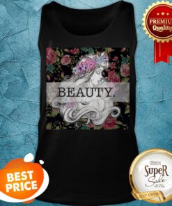 Disney Sleeping Beauty Floral Print Box Graphic Tank Top