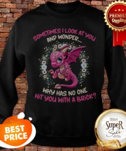 Dragon Sometimes I Look At You And Wonder Why Has No One Hit You Sweatshirt