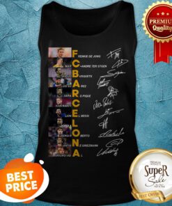 FC Barcelona Signatures Frenkie De Jong Luis Suarez Ivan Rakitic Tank Top