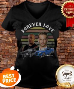 Forever Love The Fast And The Furious Signature Vintage Sunset V-neck