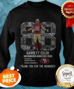 Garrett Celek San Francisco 49ers Thank You For The Memories Sweatshirt