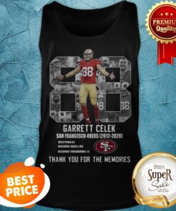 Garrett Celek San Francisco 49ers Thank You For The Memories Tank Top