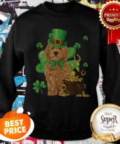 Goldendoodle St. Patrick’s Day Shamrock Dog Lover Sweatshirt