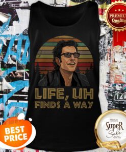 Jeff Goldblum Life Uh Finds A Way Vintage Tank Top
