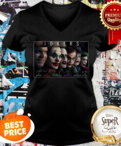 Jokers The Maniac The Comedian The Psychopath Signatures V-neck