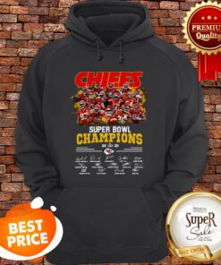 Kansas City Chiefs Super Bowl Champions LIV 2020 Signatures Hoodie