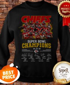 Kansas City Chiefs Super Bowl Champions LIV 2020 Signatures Sweatshirt
