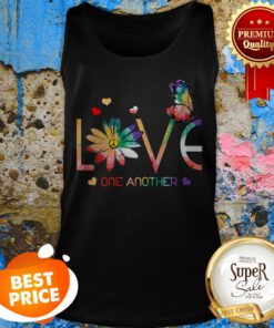 LGBT Butterfly Love One Another Tank Top