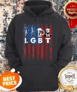 LGBT Parody Liberty Guns Beer Trump USA Flag American Hoodie