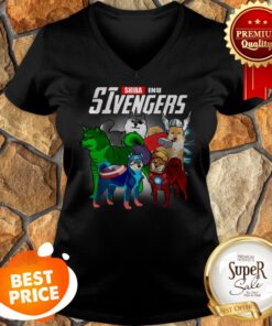 Marvel Shiba Inu SIvengers Avengers Endgame V-neck