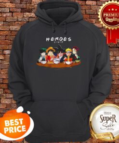 Mashup Heroes Characters Anime Eat Together Hoodie