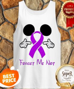 Mickey Mouse Forget Me Not Breast Cancer Awareness Tank Top