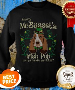 Nice Basset Hound Dog Gifts St Patricks Day Sweatshirt