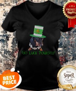 Nice Dachshund Go Luck Yourself St Patrick’s Day V-neck