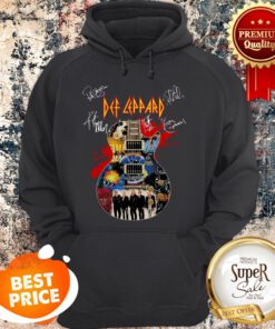Nice Def Leppard Band Guitarist Signatures Hoodie