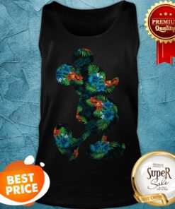 Nice Disney Tropical Mickey Print Tank Top