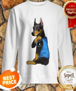 Nice Dobermann I Love Mom Tattoos Sweatshirt