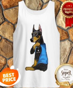 Nice Dobermann I Love Mom Tattoos Tank Top