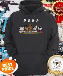 Nice Friends Party Dog Cartoon Tv Series Hoodie