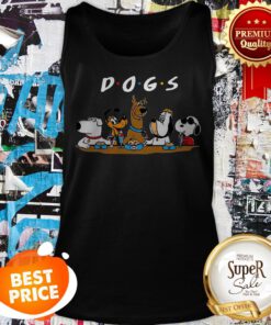 Nice Friends Party Dog Cartoon Tv Series Tank Top