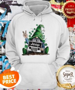 Nice Gnomie Jeep Logo Happy St. Patrick’s Day Hoodie
