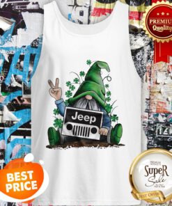 Nice Gnomie Jeep Logo Happy St. Patrick’s Day Tank Top