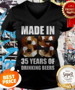 Nice Made In 85 35 Years Of Drinking Beers V-neck