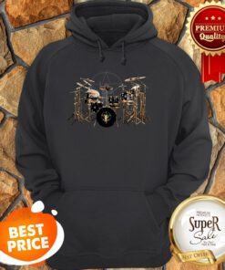 Nice Neil Peart Playing The Drums Hoodie