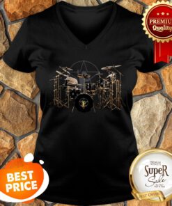 Nice Neil Peart Playing The Drums V-neck