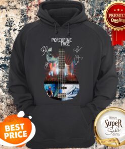 Nice Porcupine Tree Guitar Signatures Hoodie