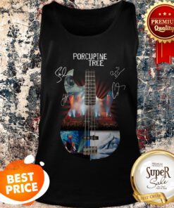 Nice Porcupine Tree Guitar Signatures Tank Top