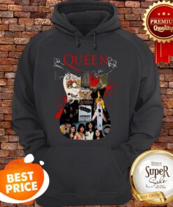 Nice Queen Freddie Mercury Guitarist Signatures Hoodie